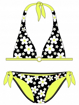 Купальник детский Caroline,  YM011608 AF Caroline жёлтый