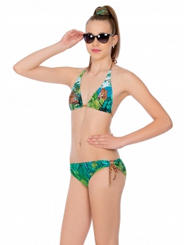 Купальник подростковый,  YM041802AN зелёный