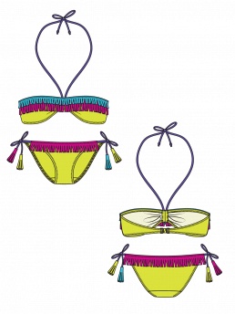 Купальник детский,  YPGB071205 Ilare 