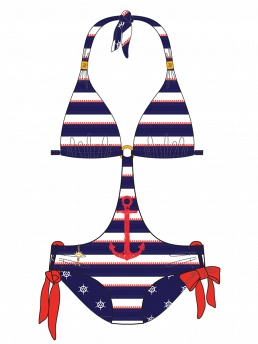 Купальник детский Roberta,  YPGS041510 AF Roberta синий