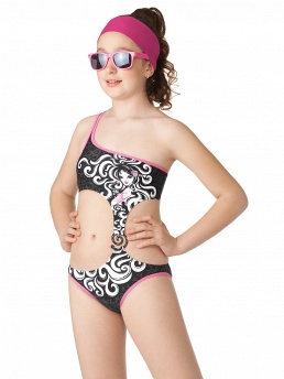 Купальник подростковый Nereide,  YPGS061301 Nereide чёрный