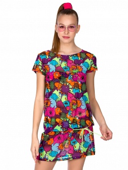 Платье, Arina YQ111807AN разноцветный