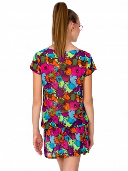 Платье,  YQ111807AN разноцветный