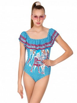 Купальник подростковый Shona,  YS031806AF голубой