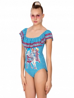 Купальник подростковый Shona,  YS031806AF голубой