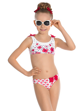 Купальник детский,  GR031803AN красный