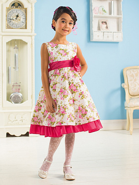 Платье для девочек,  PSA011401 розовый