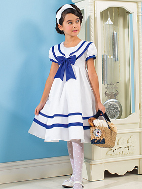 Платье для девочек,  PSA021401B белый