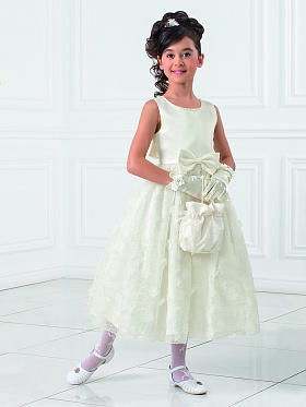 Платье для девочек, Perlitta PSA091504, айвори,  PSA091504 бежевый