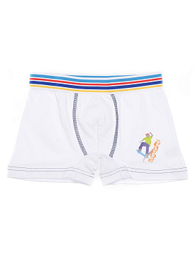 Трусы для мальчика, Franzoni Bimbo Bearing, bianco/blu,  Bimbo Bearing белый