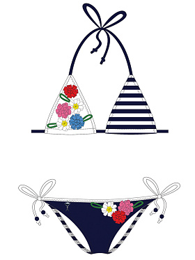 Купальник детский Candy,  GB031301 AF Candy синий