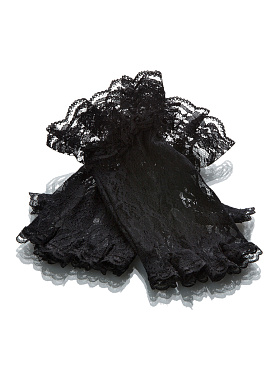 Перчатки для девочек, Perlitta PACG011411, чёрный,  PACG011411 чёрный