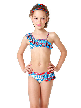 Купальник детский Selena,  GR031804AF голубой