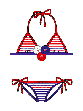 Купальник детский Simona,  GB021405 AF Simona синий