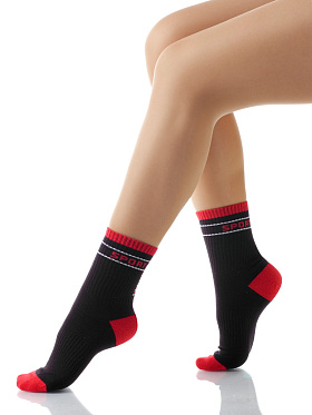 Носки, Charmante SCHUS-1009B, чёрный,  SCHUS-1009B чёрный