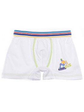 Трусы для мальчика, Franzoni Bimbo Bearing, bianco/verde,  Bimbo Bearing белый