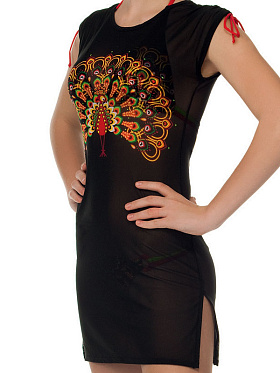 Платье пляжное подростковое,  YPQ021115 Radgi чёрный
