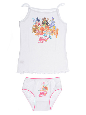 Майка с трусами Winx,  Winx Shock белый