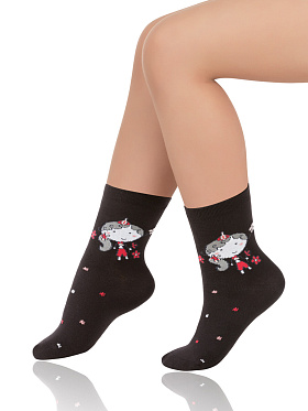 Носки детские, Arina SAK-14214, чёрный,  SAK-14214 чёрный