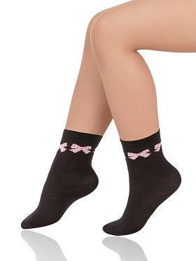 Носки детские, Arina SAK-14202, чёрный,  SAK-14202 чёрный