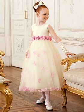 Платье праздничное для девочек,  PSA031203 розовый
