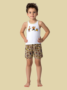 Майка-борцовка с шортами,  BXP461309 