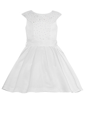 Платье, Perlitta PRA061609B, white,  PRA061609B белый
