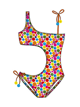 Купальник детский Alice,  GS041401 AF Alice разноцветный