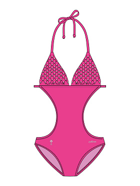 Купальник детский Nadine,  GS011402B AF Nadine розовый