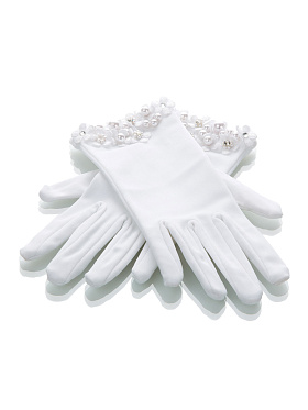 Перчатки для девочек, Perlitta PACG011408, белый,  PACG011408 белый
