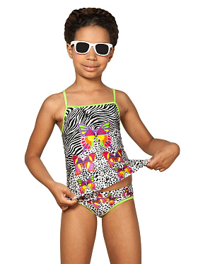 Купальник-танкини для девочек-подростков,  GPT131404 Sophie белый