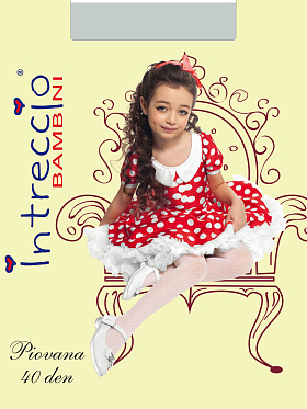 Колготки детские, Intreccio Bambini PIOVANA 40, azzurro,  PIOVANA 40 голубой