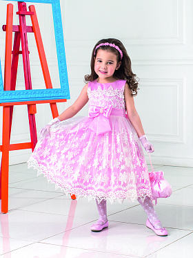 Платье для девочек, Perlitta PSA031501, нежно-розовый,  PSA031501 розовый