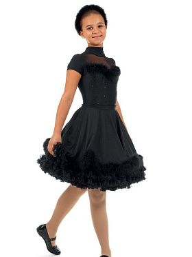 Бальное платье (юбка, подъюбник, боди, ободок),  PSHK041102 чёрный