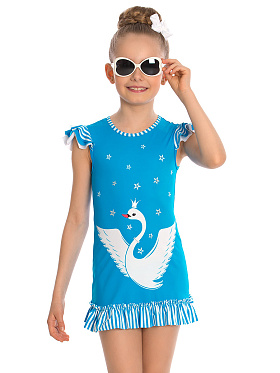 Платье,  GQ071807AN голубой