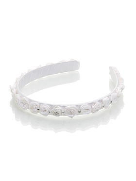 Ободок, Perlitta PACO021438, белый,  PACO021438 белый