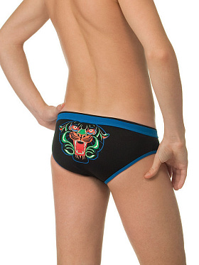 Плавки Tiger,  BP021108 Tiger чёрный