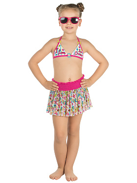 Топ с плавками и юбкой Kiwi,  GMU051603 Kiwi разноцветный