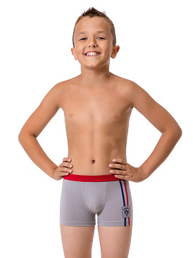 Трусы-боксеры для мальчиков,  BX99061 серый