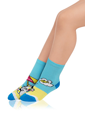 Носки детские, Arina SAK-1428, голубой,  SAK-1428 голубой