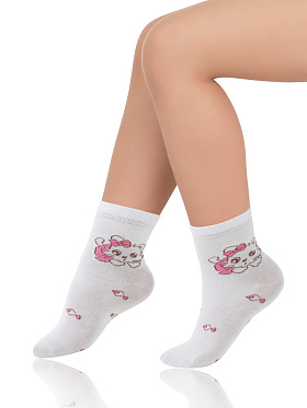 Носки детские, Arina SAK-14216, белый,  SAK-14216 белый