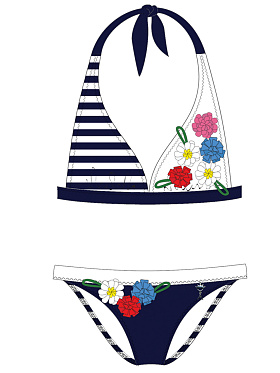 Купальник детский Carol,  GB031302 AF Carol синий