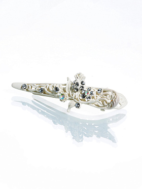 Заколка, Perlitta PACP041417, белый,  PACP041417 белый