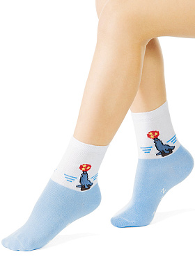 Носки детские,  N-0816 голубой