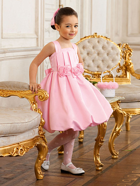 Платье праздничное для девочек,  PSA031204 розовый