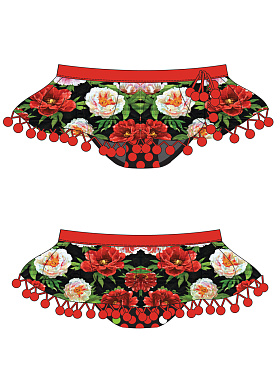 Плавки для девочки Irene,  GP011202 Irene красный