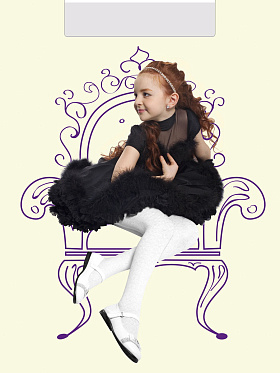Колготки детские, Intreccio Bambini PERLA 60, bianco,  PERLA 60 белый