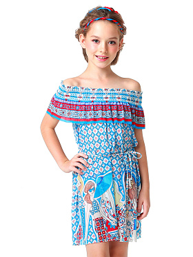 Платье Simona,  GQ031807AF голубой