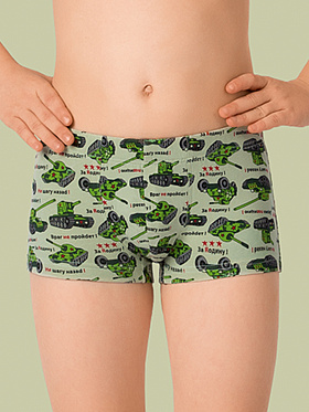 Трусы-боксеры для мальчиков,  BXL401305 зелёный