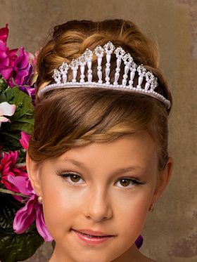 Диадема,  PACO021311 белый